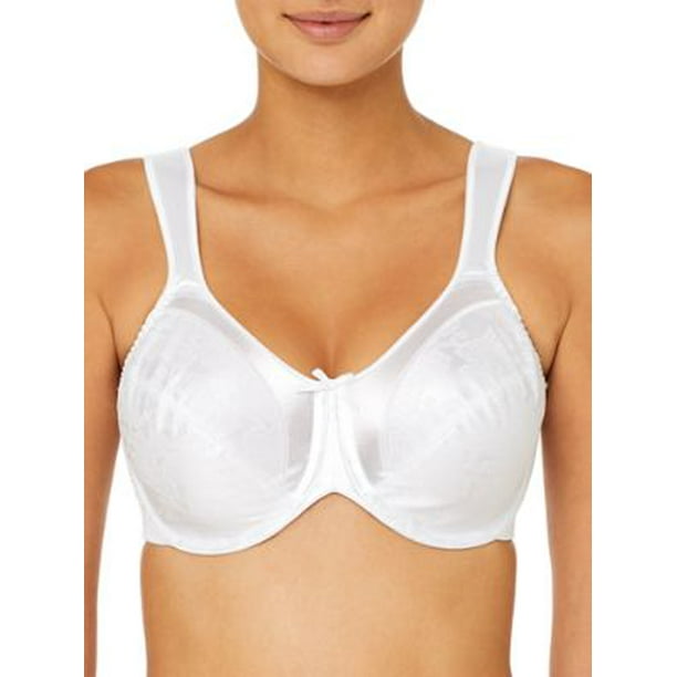 Bra 46C Petal Design No-Wire White Bra 46C Petal Design No-Wire White